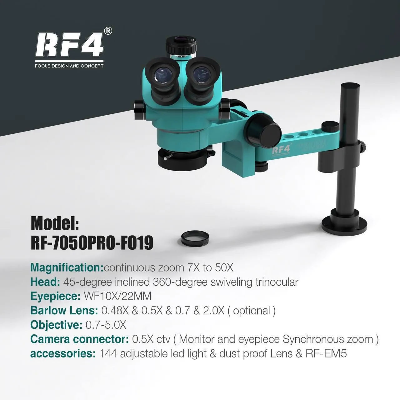 RF4 Universal Stereo Microscope