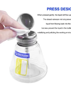 MECHANIC Glass Alcohol Bottle